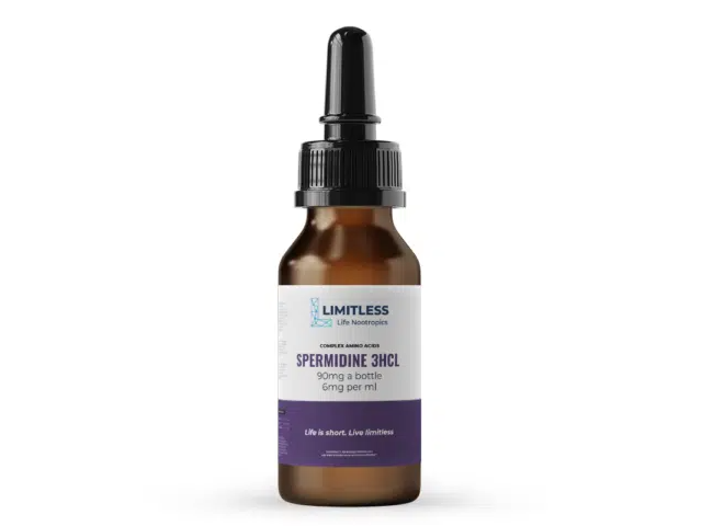 Limitless Life Nootropics Spermidine 3HCL 15ml Solution (90mg) | 99.5% Purity by Nootropics Depot