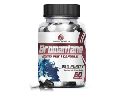 Bromantane (25mg/capsule), 60 Capsules by Swiss Chems