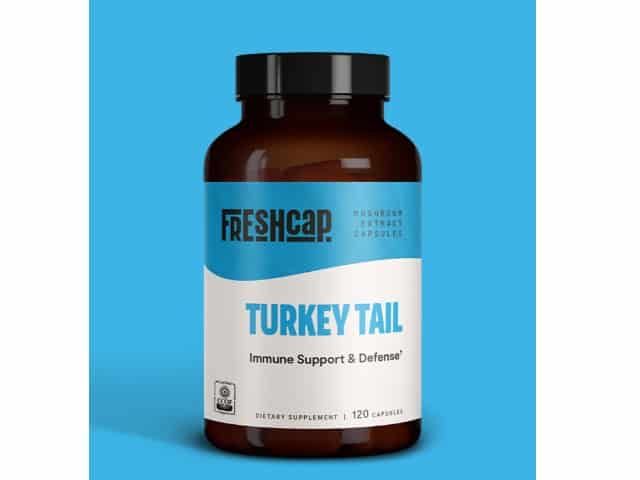 Turkey Tail Mushroom Capsules by FreshCap