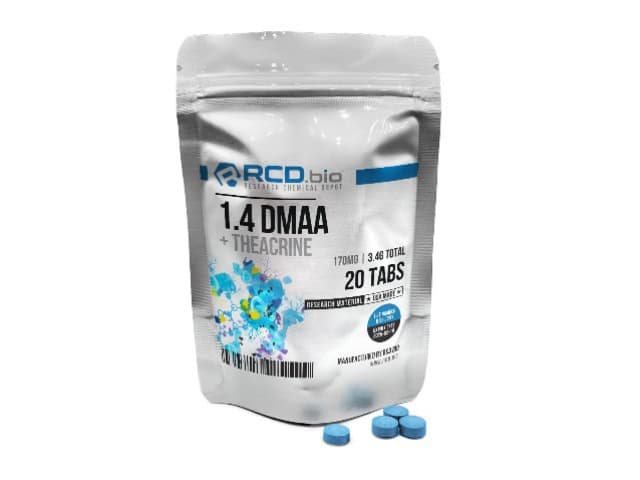 1,4 DMAA + Theacrine Tablets by Research Chemical Depot