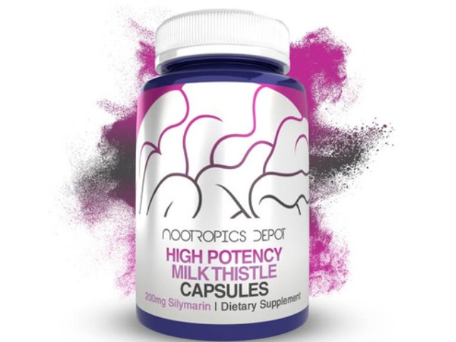 Nootropics Depot Buy High Potency Milk Thistle Capsules | Silymarin ...