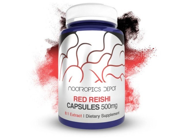 Buy Red Reishi Capsules | 8:1 Dual Extract by Nootropics Depot