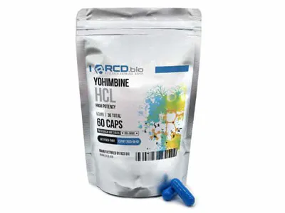 Yohimbine HCL High Potency [Capsules] by RCD Bio