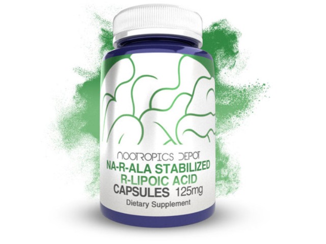 Buy Na-R-Ala Stabilized R-Lipoic Acid Capsules 125mg by Nootropics Depot