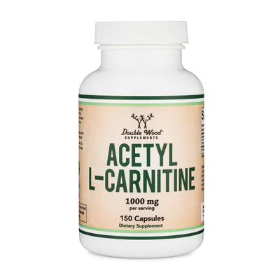 Acetyl L-Carnitine (ALCAR) Supplement by Double Wood Supplements