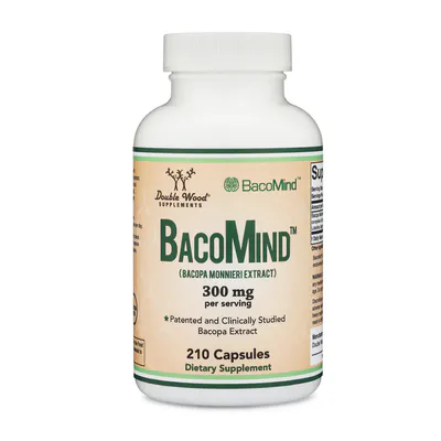 Bacomind Bacopa Extract Supplement by Double Wood Supplements