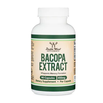 Bacopa Monnieri Extract Supplement by Double Wood Supplements