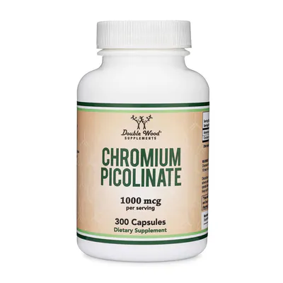 Chromium Picolinate Supplement by Double Wood Supplements