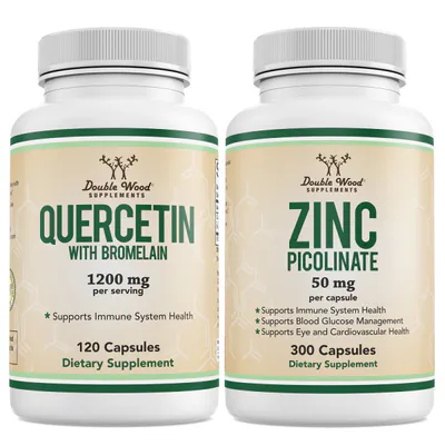 Immune Stack (Quercetin + Zinc) by Double Wood Supplements