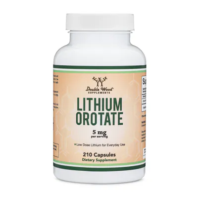 Lithium Orotate Supplement by Double Wood Supplements