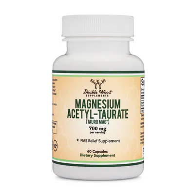 Magnesium Acetyl-Taurate Supplement by Double Wood Supplements