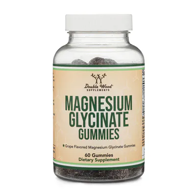 Magnesium Glycinate Gummies Supplement by Double Wood Supplements