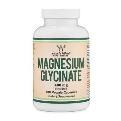 Magnesium Glycinate Supplement by Double Wood Supplements