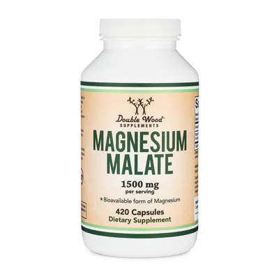 Magnesium Malate Supplement by Double Wood Supplements