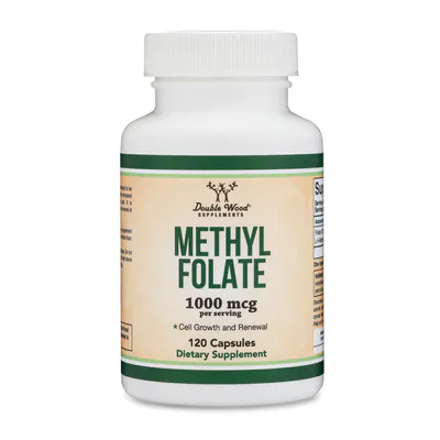 Methylfolate Supplement by Double Wood Supplements