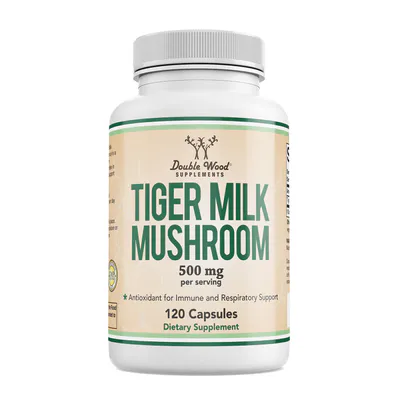 Tiger Milk Mushroom Supplement by Double Wood Supplements