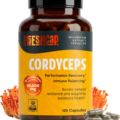 Cordyceps Mushroom Extract Capsules by FreshCap