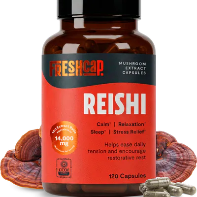 Reishi Mushroom Extract Capsules by FreshCap