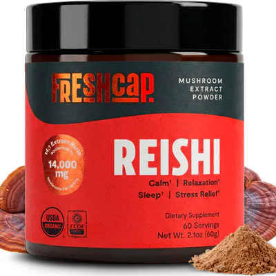 Reishi Mushroom Extract Powder by FreshCap