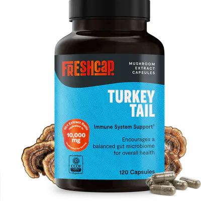 Turkey Tail Mushroom Extract Capsules by FreshCap