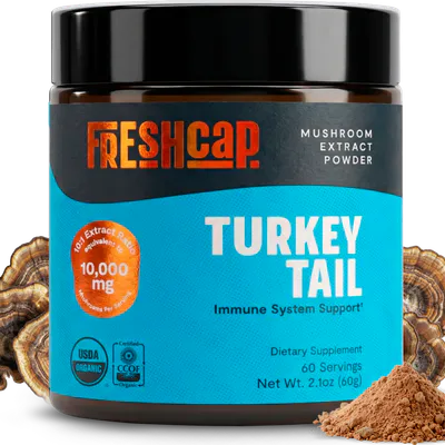 Turkey Tail Mushroom Extract Powder by FreshCap