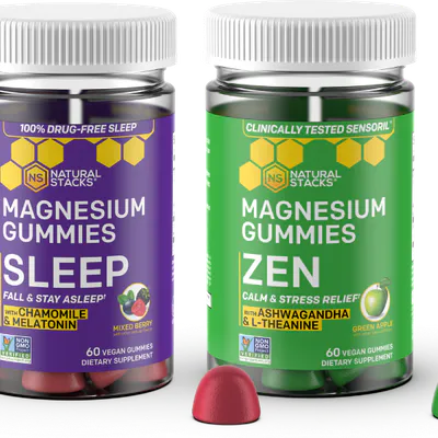 Magnesium Gummy Stack (60ct) by Natural Stacks
