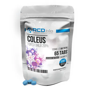 Coleus Forskohlii 20% [Tablets] by RCD Bio