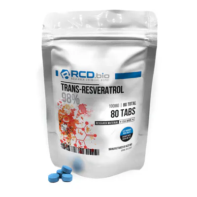 Trans-Resveratrol 98% [Tablets] by RCD Bio