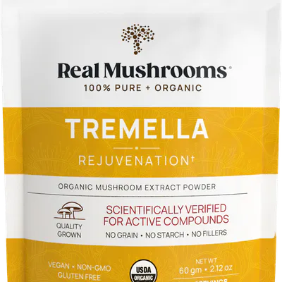 Organic Tremella Mushroom Extract Powder for Pets by Real Mushrooms