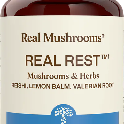 RealRest - Reishi, Valerian and Lemon Balm by Real Mushrooms