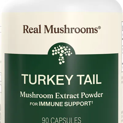Turkey Tail Mushroom Capsules by Real Mushrooms